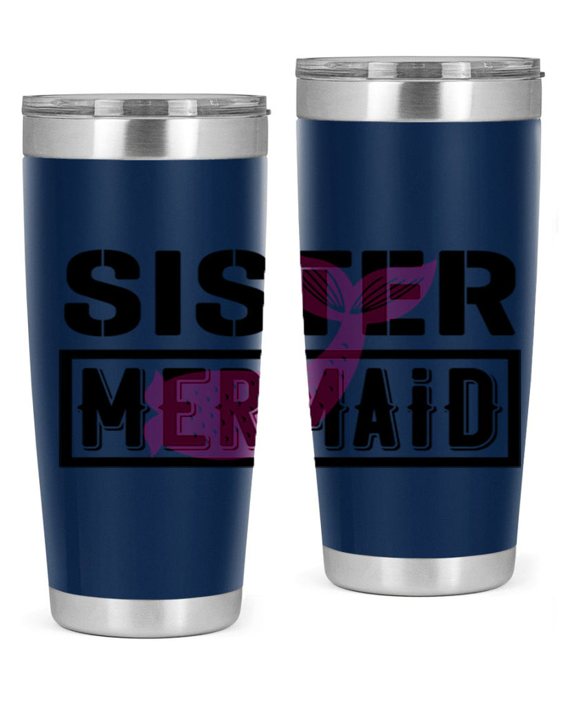 Sister mermaid 600#- mermaid- Tumbler