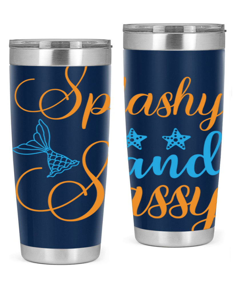 Splashy and Sassy Design 625#- mermaid- Tumbler