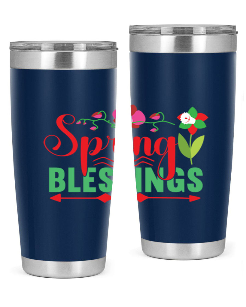 Spring Blessings 418#- spring- Tumbler