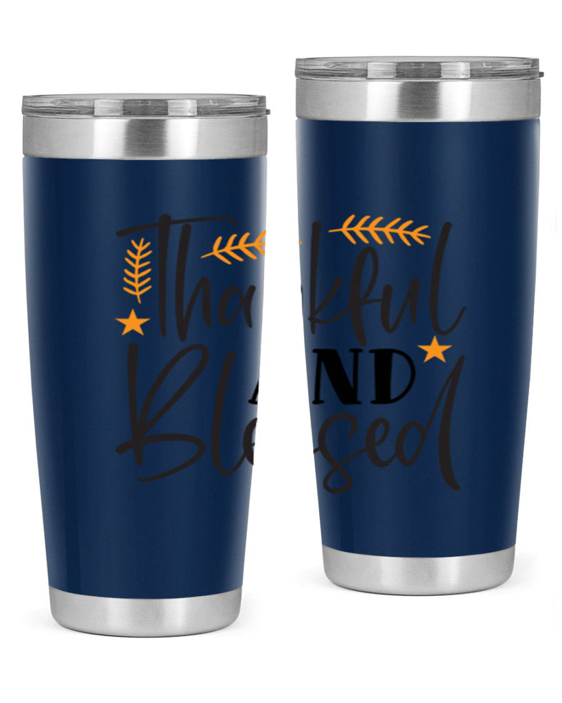 Thankfulandblessed 608#- fall- Tumbler