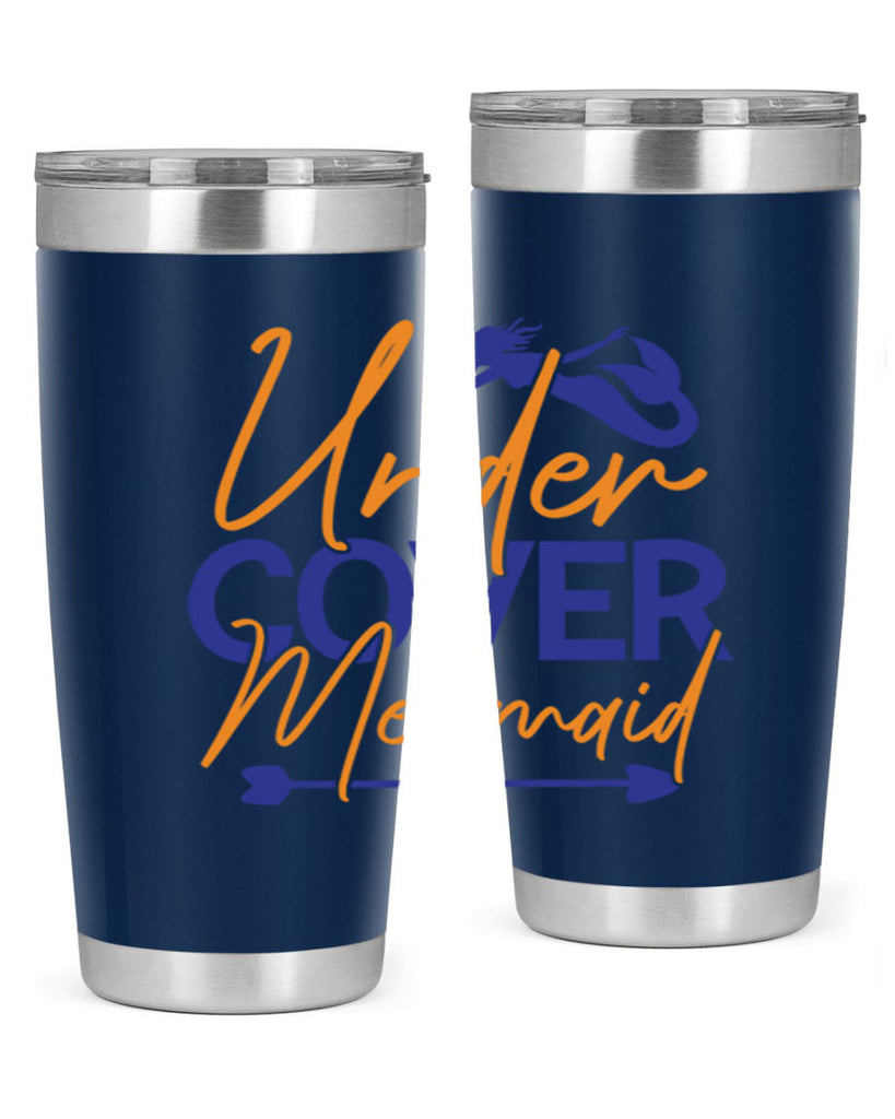 Under Cover Mermaid 636#- mermaid- Tumbler