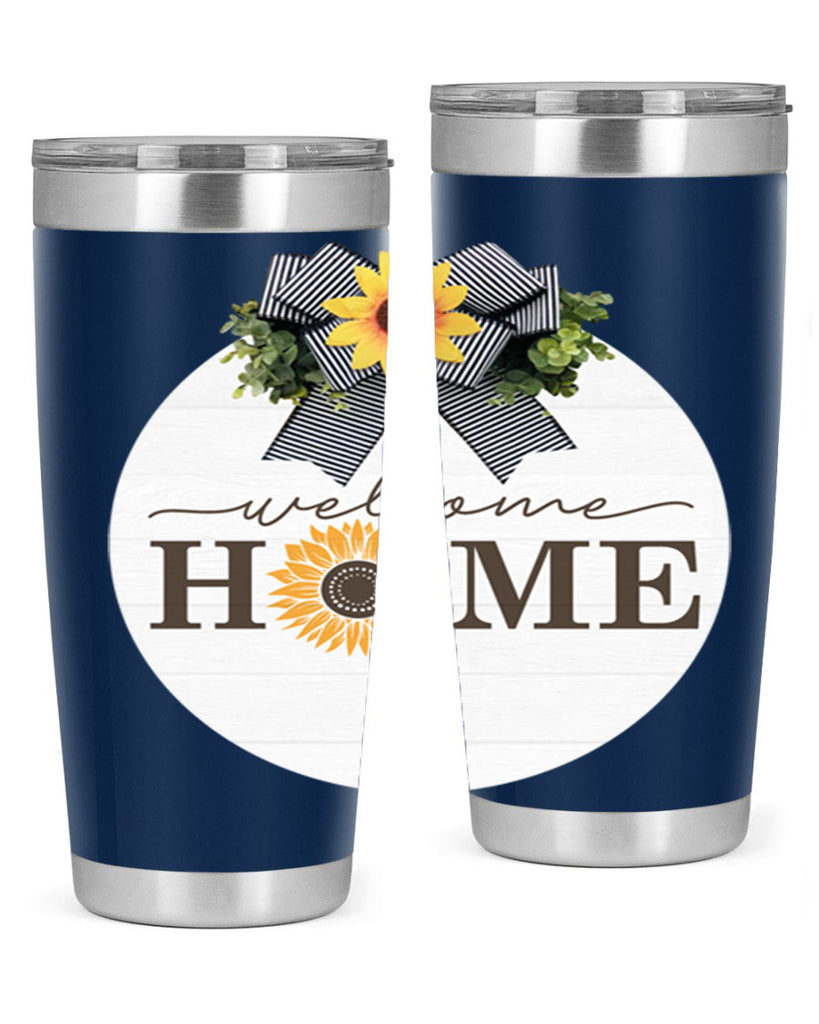 Welcome Home sunflower Mockup572#- spring- Tumbler