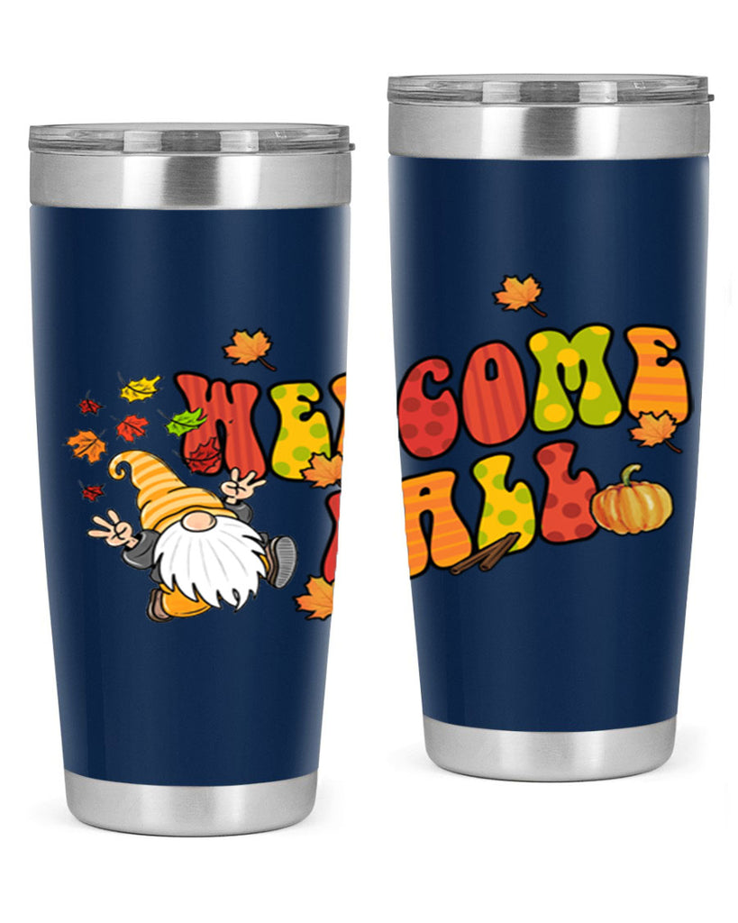 WelcomeFallGnome 637#- fall- Tumbler