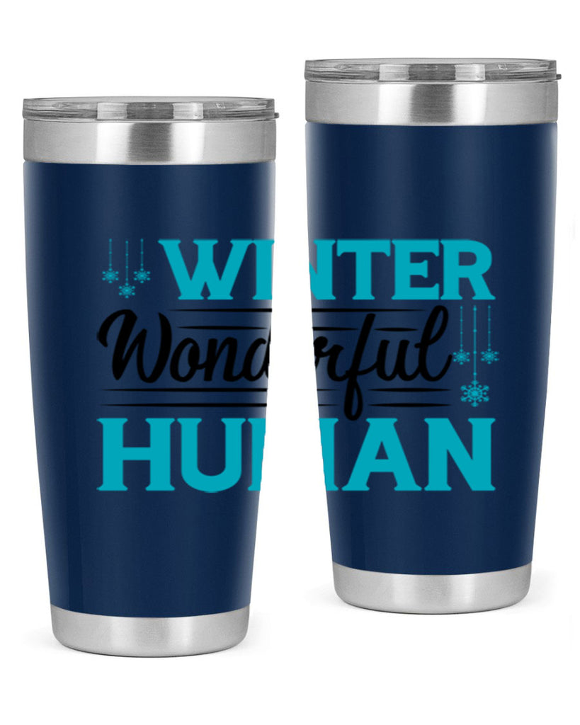 Winter Wonderful Time 569#- winter- Tumbler