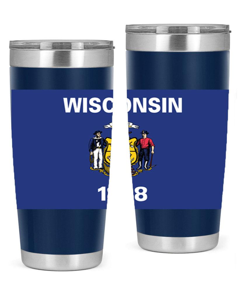 Wisconsin 2#- stateflags- Tumbler