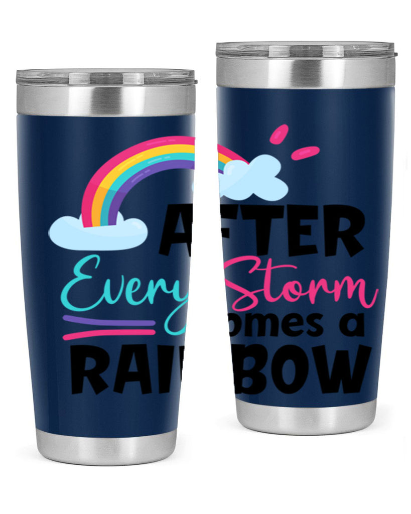 after every storm comes a rainbow Style 291#- baby- tumbler