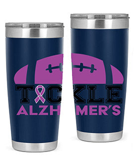 alzheimers awareness style 110#- alzheimers- Tumbler