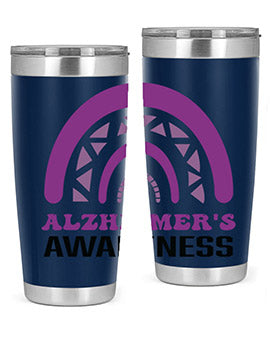 alzheimers awareness style 42#- alzheimers- Tumbler