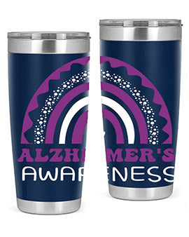 alzheimers awareness style 46#- alzheimers- Tumbler