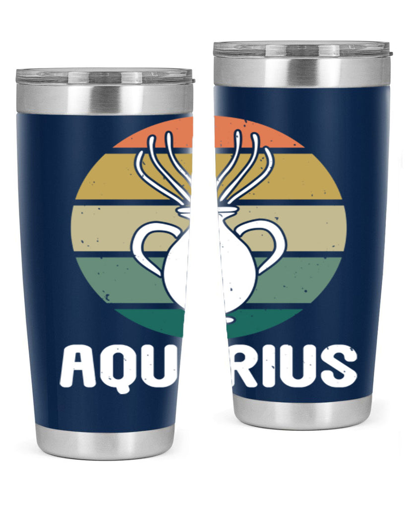 aquarius 78#- zodiac- Tumbler