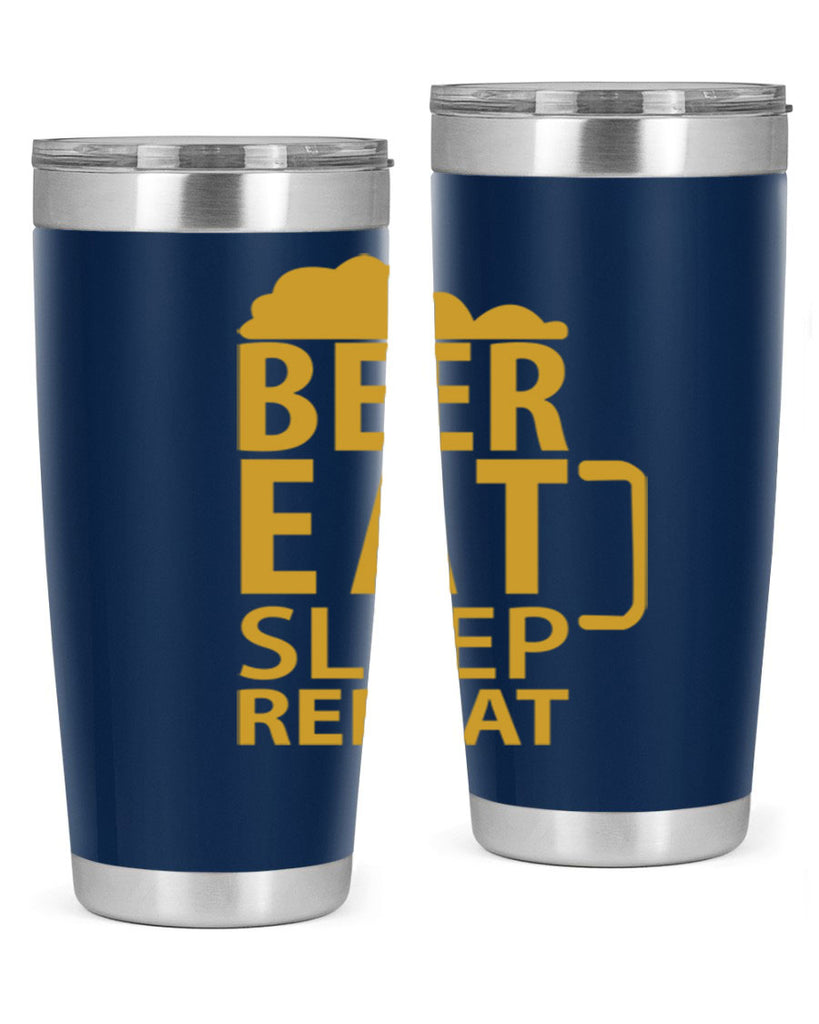 beer eat sleep 109#- beer- Tumbler