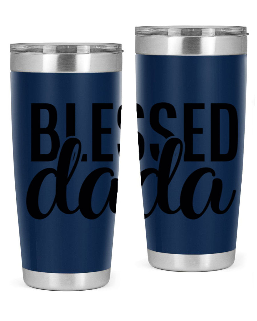 blessed dada 34#- dad- Tumbler