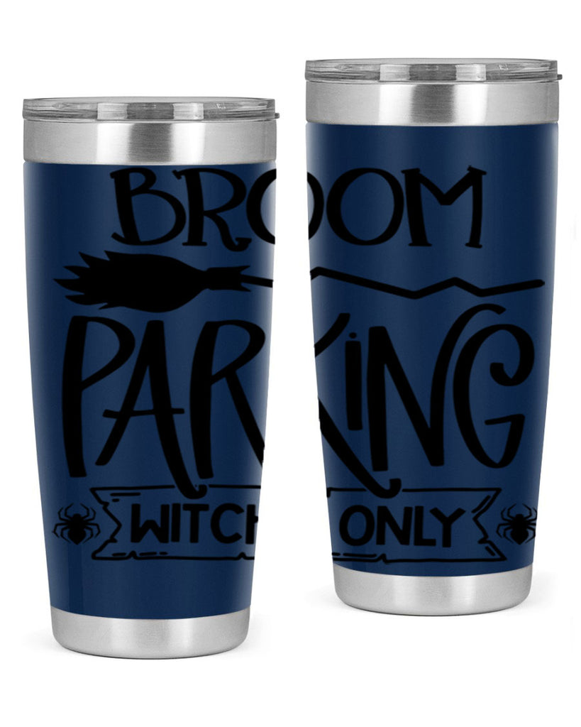 broom parking witches only 84#- halloween- Tumbler