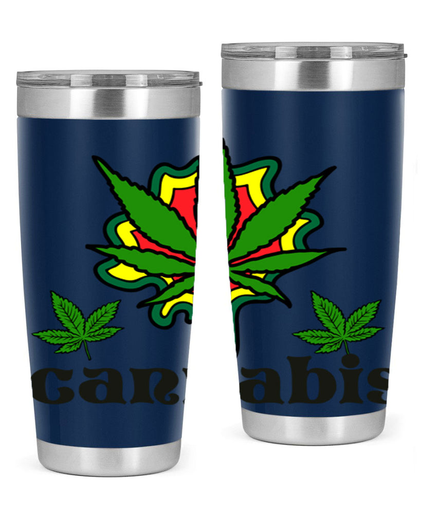 cannabis a 39#- marijuana- Tumbler