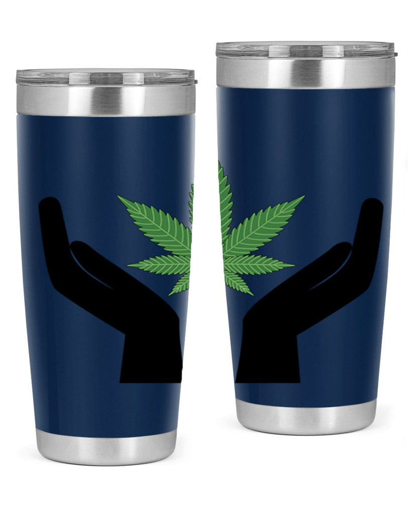 cannabis hands 44#- marijuana- Tumbler