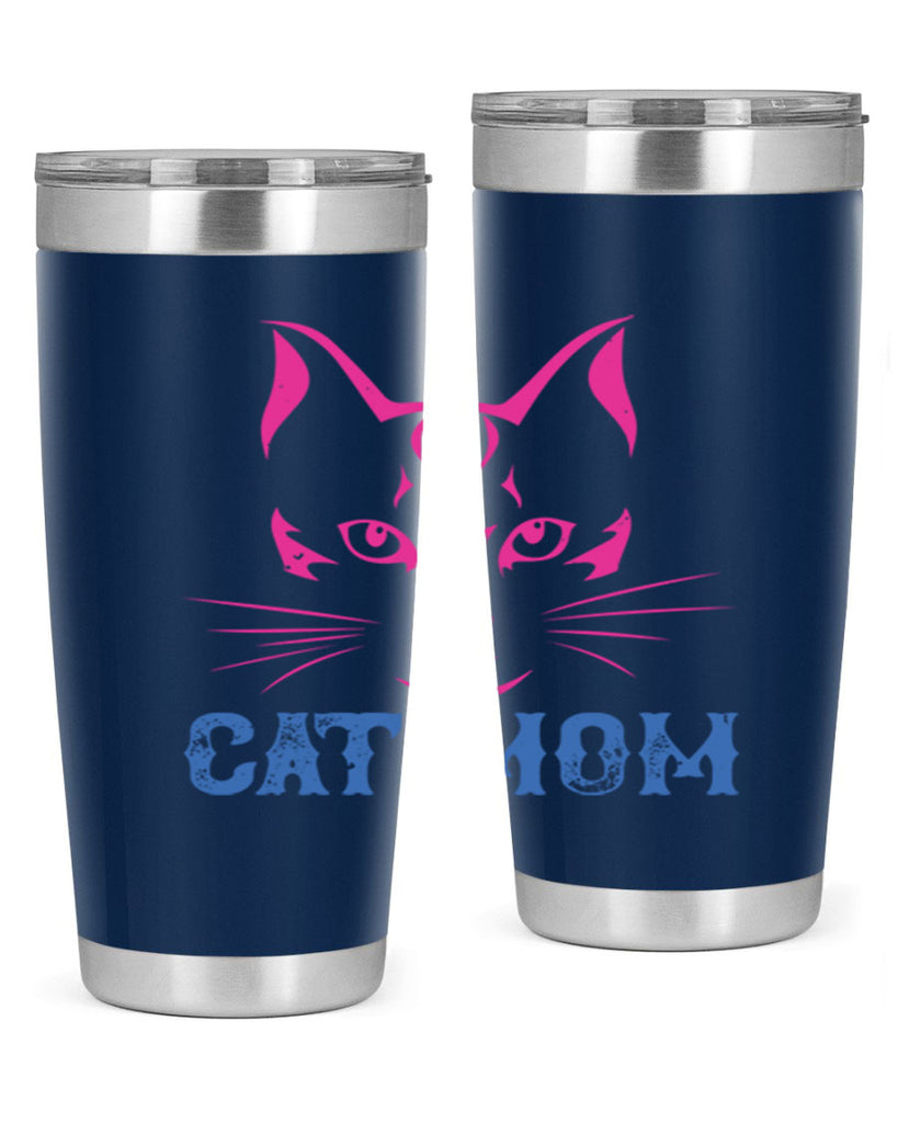 cat mom 195#- mom- Tumbler