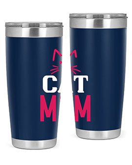 cat mom Style 34#- cat- Tumbler
