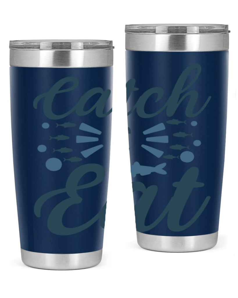 catch eat 173#- fishing- Tumbler