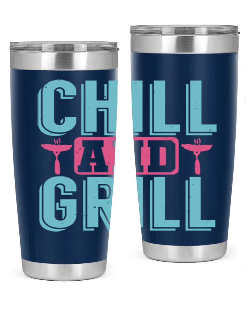 chill and grill 49#- bbq- Tumbler