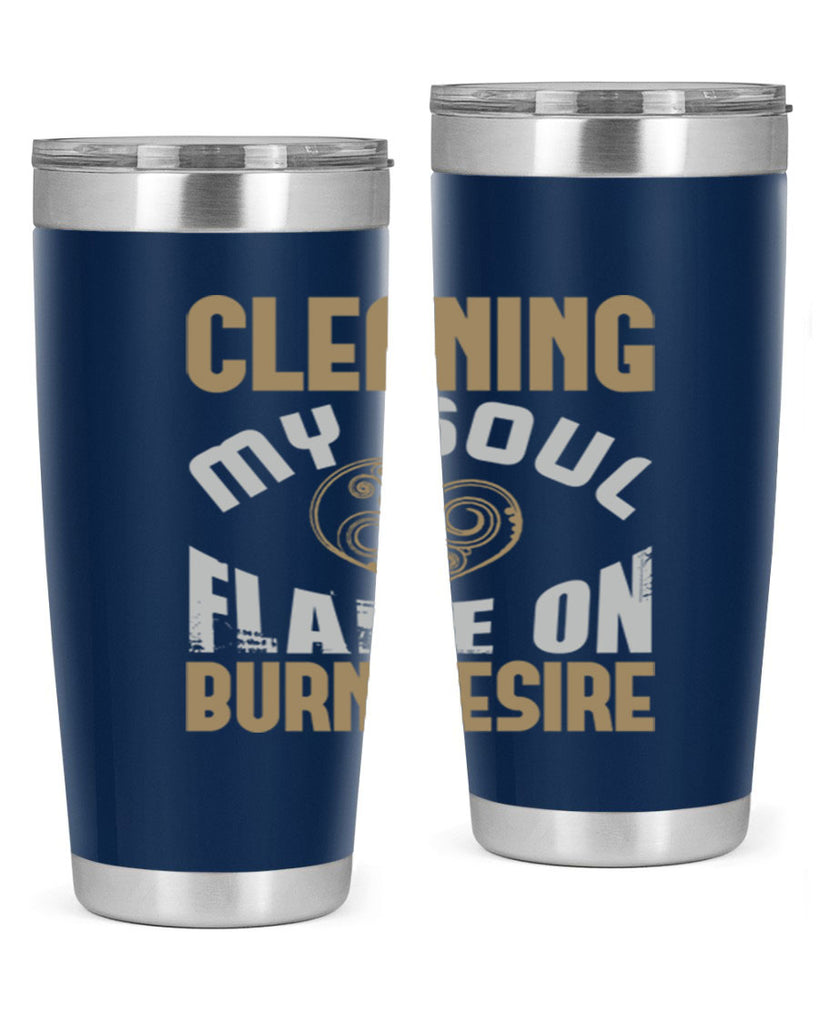 cleaning my sould flame on burn desire Style 43#- cleaner- tumbler