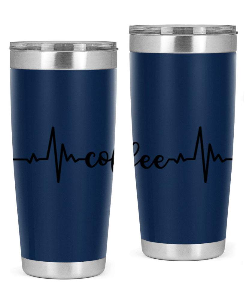 coffee heartbeat 246#- coffee- Tumbler