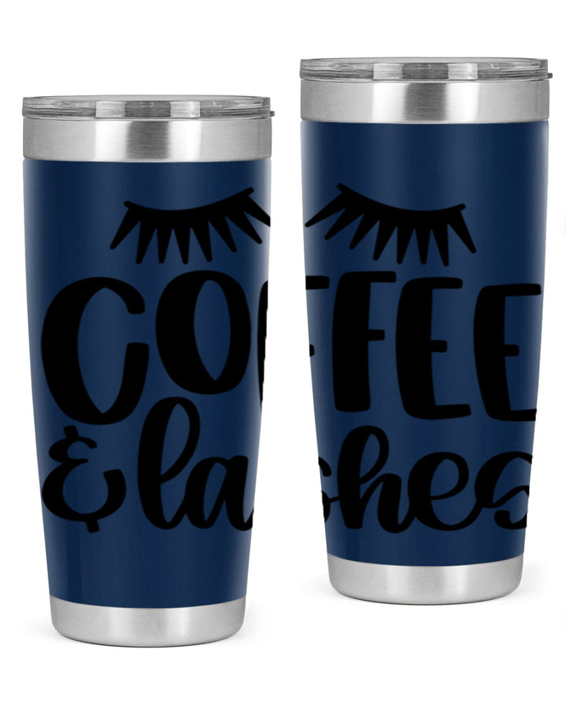 coffee lashes 177#- coffee- Tumbler