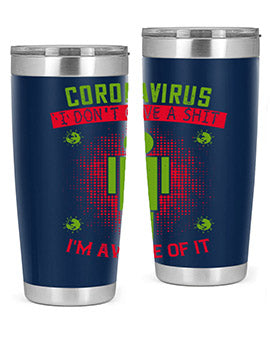 coronavirus i dont give a shit im aware of it Style 3#- corona virus- Cotton Tank