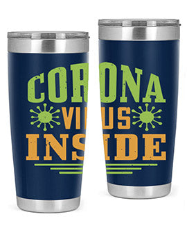 coronavirus inside Style 2#- corona virus- Cotton Tank