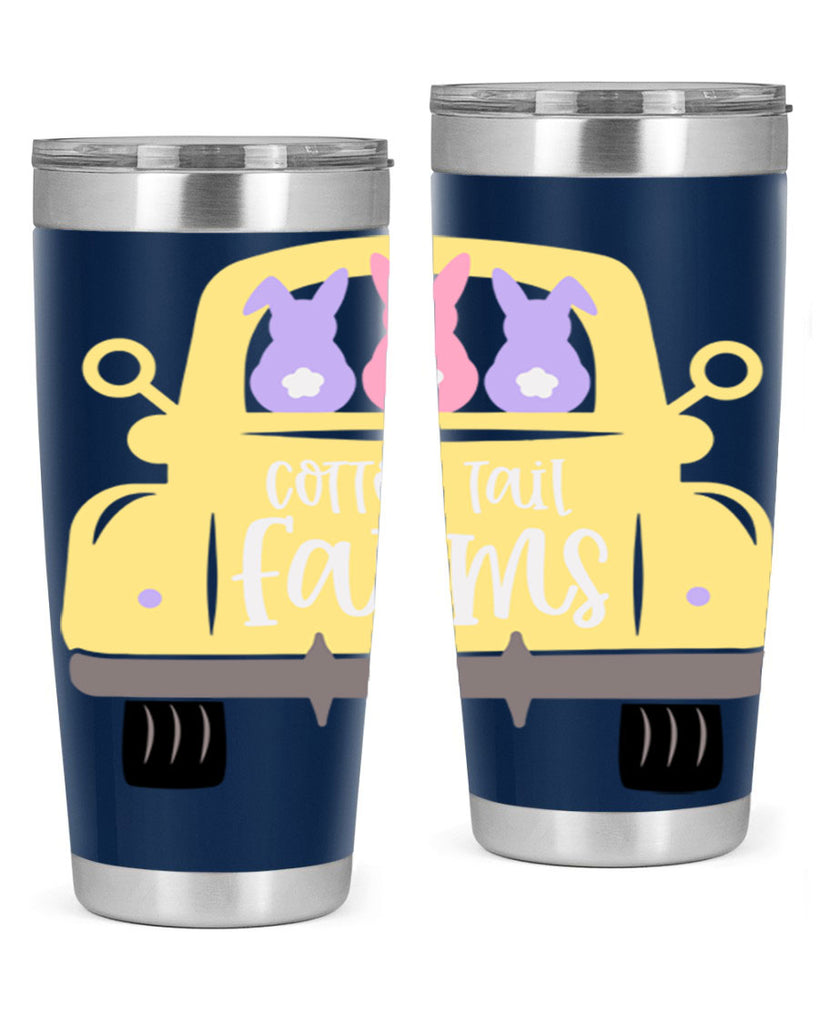 cotton tail farms 62#- easter- Tumbler