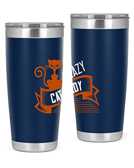 crazy cat lady Style 43#- cat- Tumbler