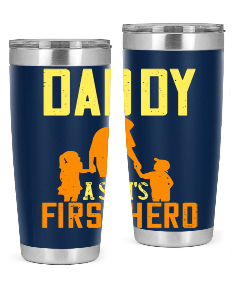 daddy a sons first hero 249#- fathers day- Tumbler