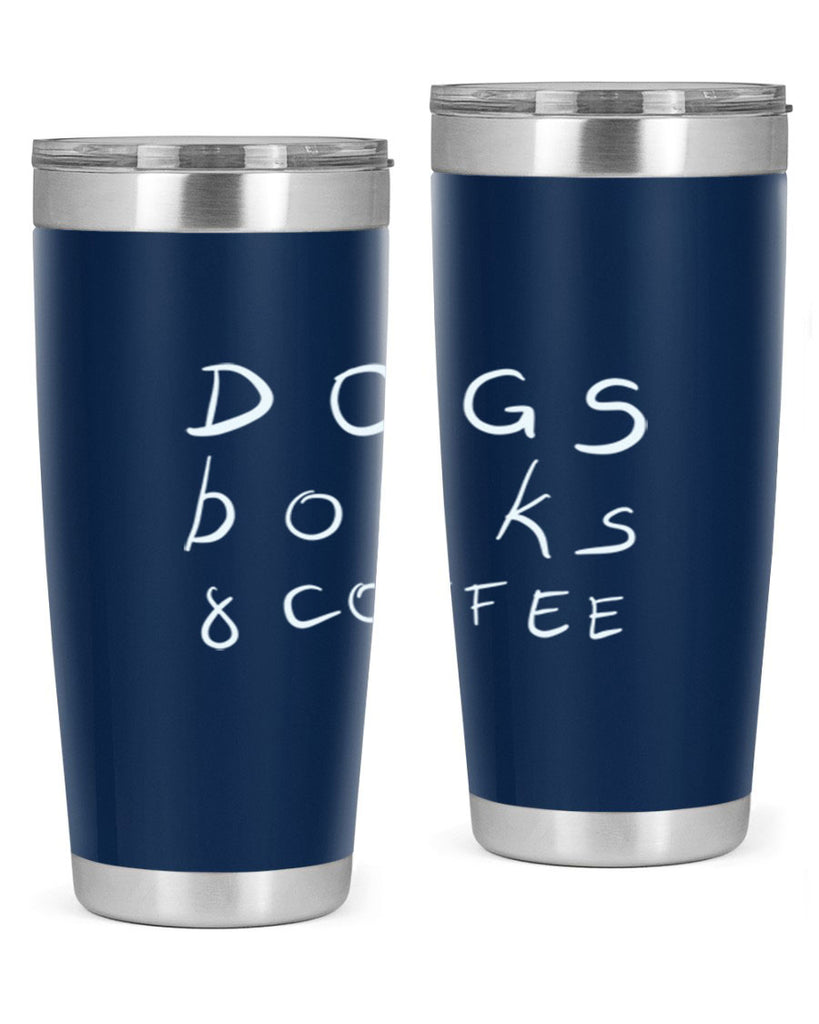 dogs books and coffee 282#- coffee- Tumbler