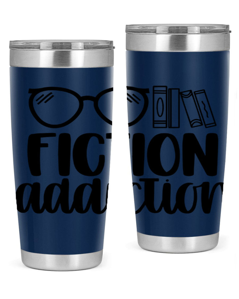 fiction addiction 40#- reading- Tumbler