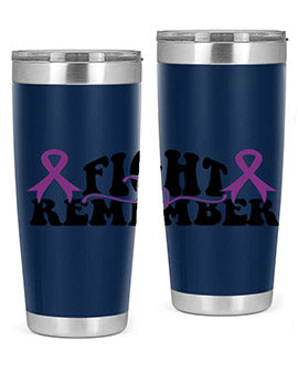 fight to remember 144#- alzheimers- Tumbler