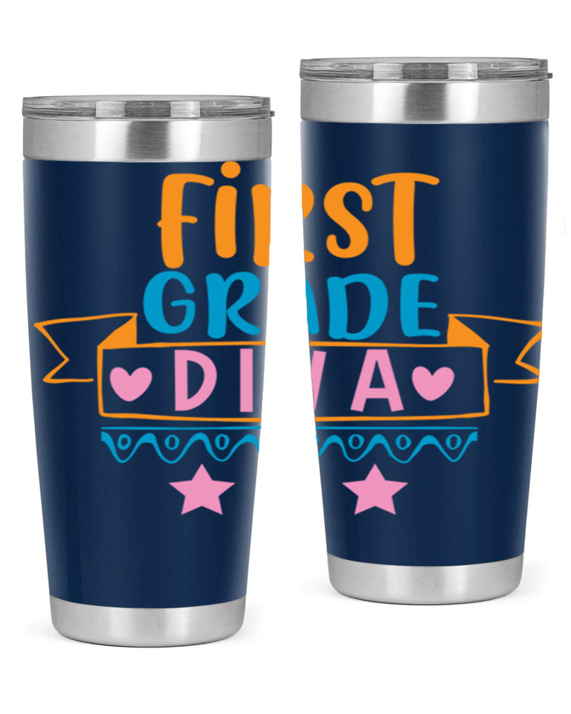 first grade diva 23#- 1st grade- Tumbler