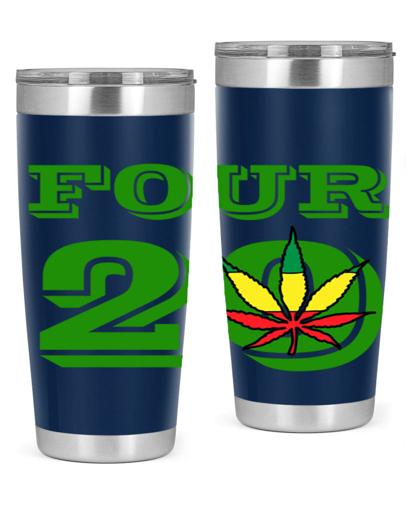 four twenty 87#- marijuana- Tumbler