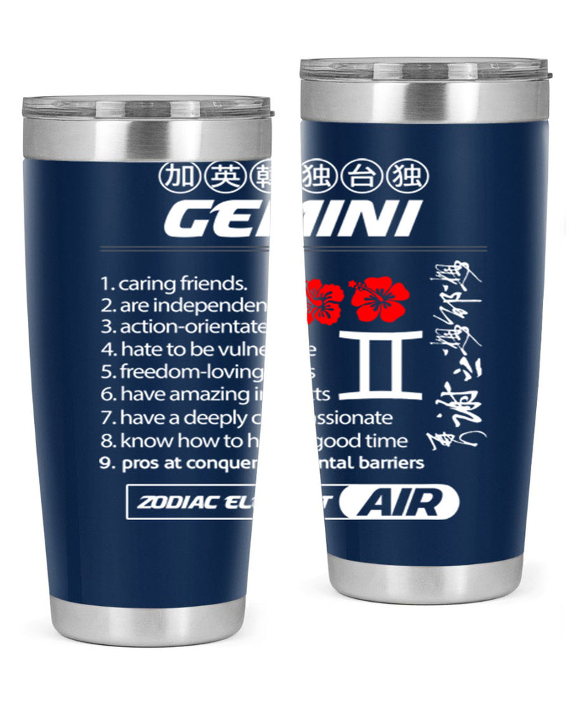 gemini 242#- zodiac- Tumbler