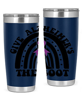 give alzheimer s the boot 154#- alzheimers- Tumbler