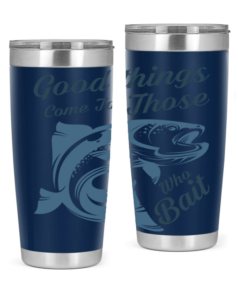 good things 127#- fishing- Tumbler