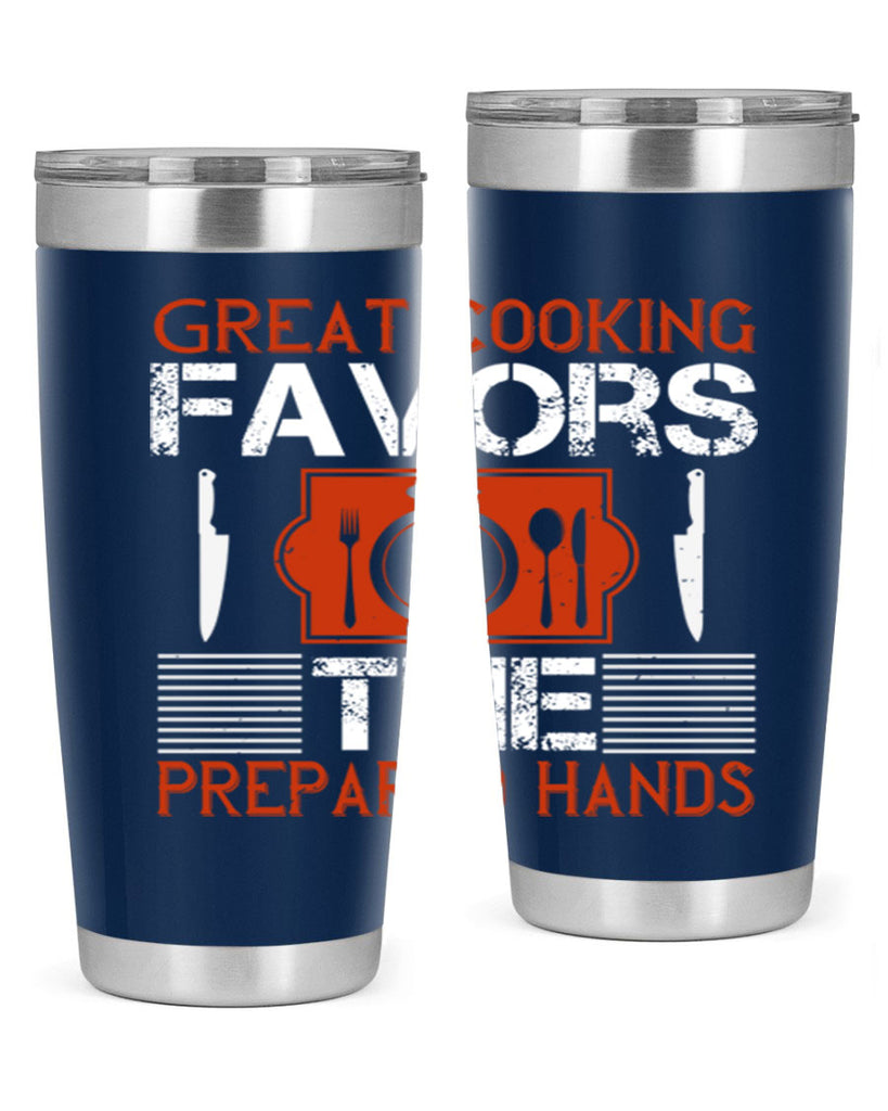 great cooking favors the prepared hands 37#- cooking- Tumbler