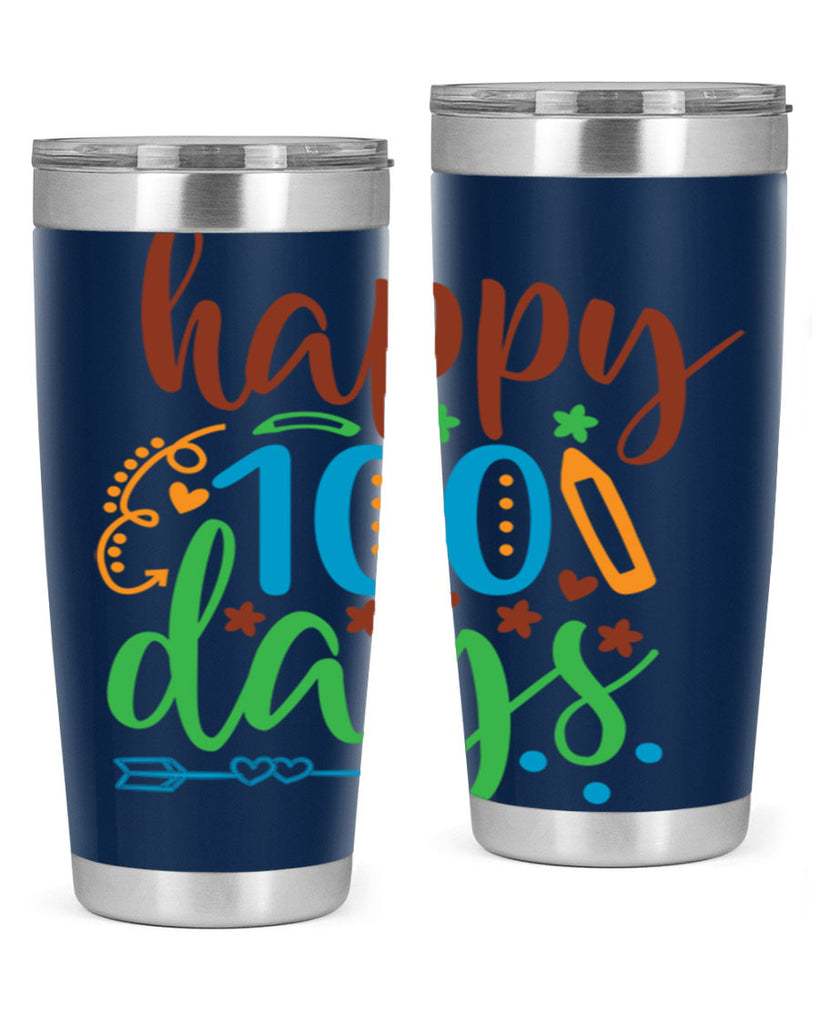 happy 100 days 10#- 100 days of school- Tumbler