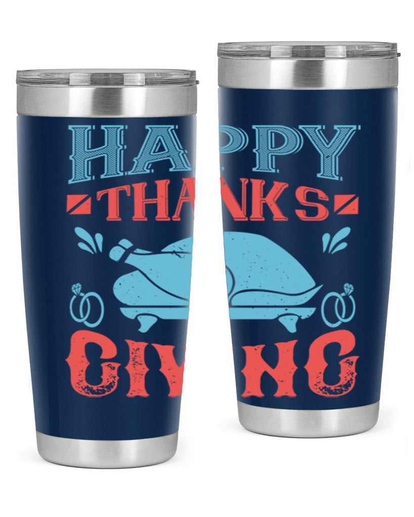 happy thanks giving 36#- thanksgiving- Tumbler