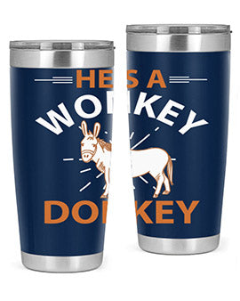 he’s a wonky donkey Style 4#- donkey- Tumbler