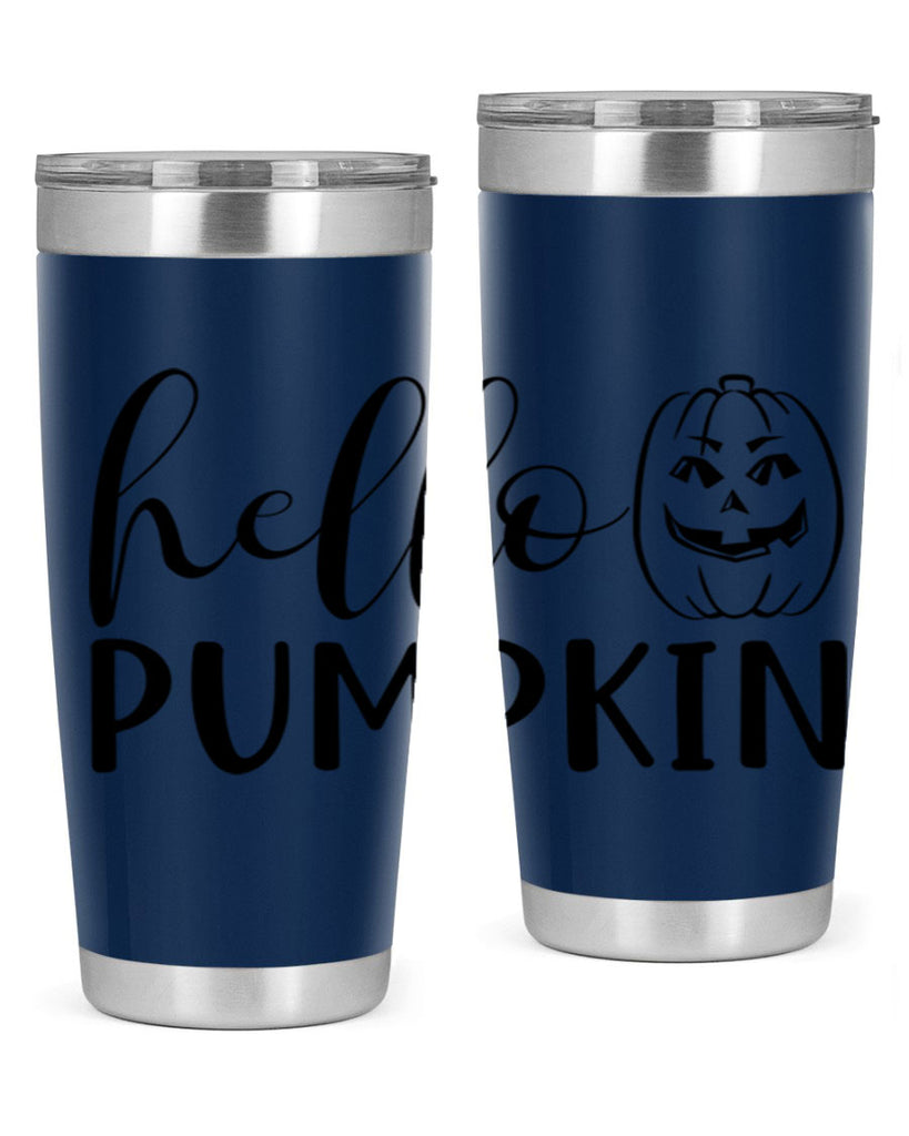 hello pumpkin 287#- fall- Tumbler