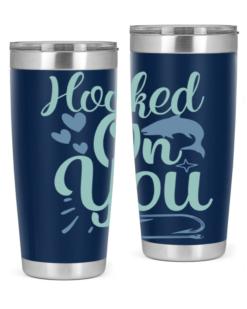 hooked on you 215#- fishing- Tumbler