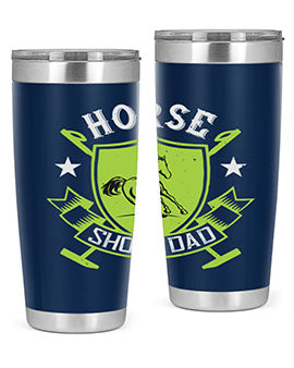 horse show dad Style 48#- horse- Tumbler