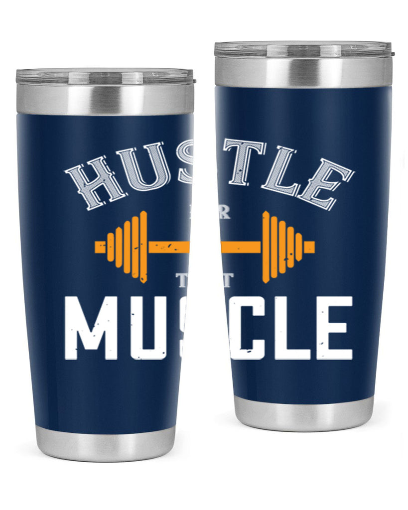 hustel for that muscle 92#- gym- Tumbler