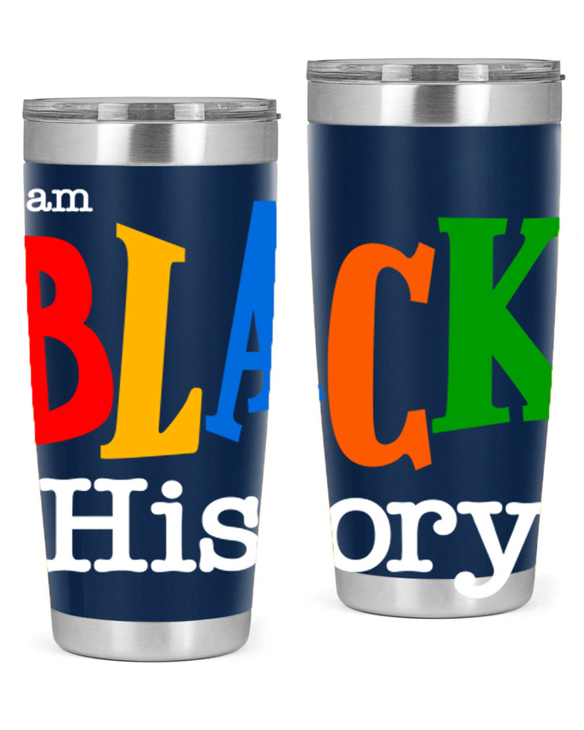 i am black  history 119#- black words phrases- Cotton Tank