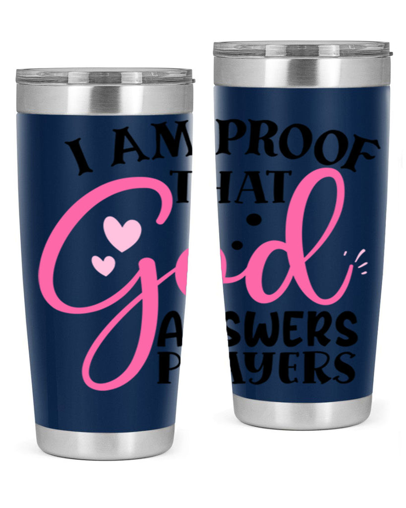 i am proof that god answers prayers Style 259#- baby- tumbler