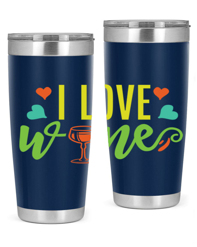 i love wine 401#- mom- Tumbler